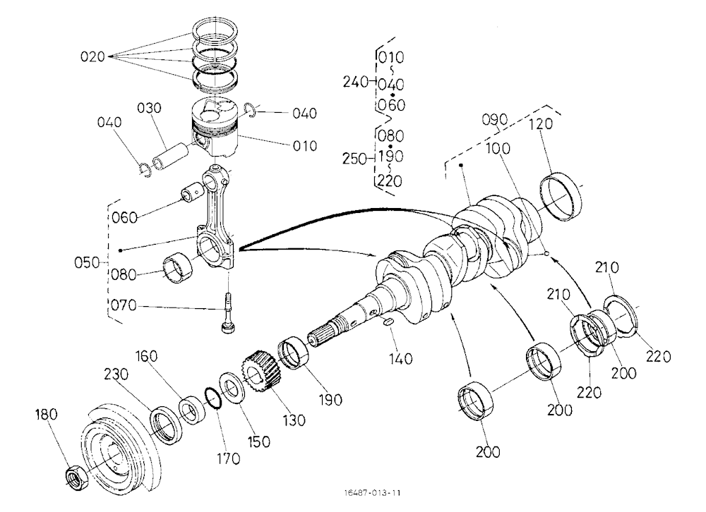 Piston And Crankshaft