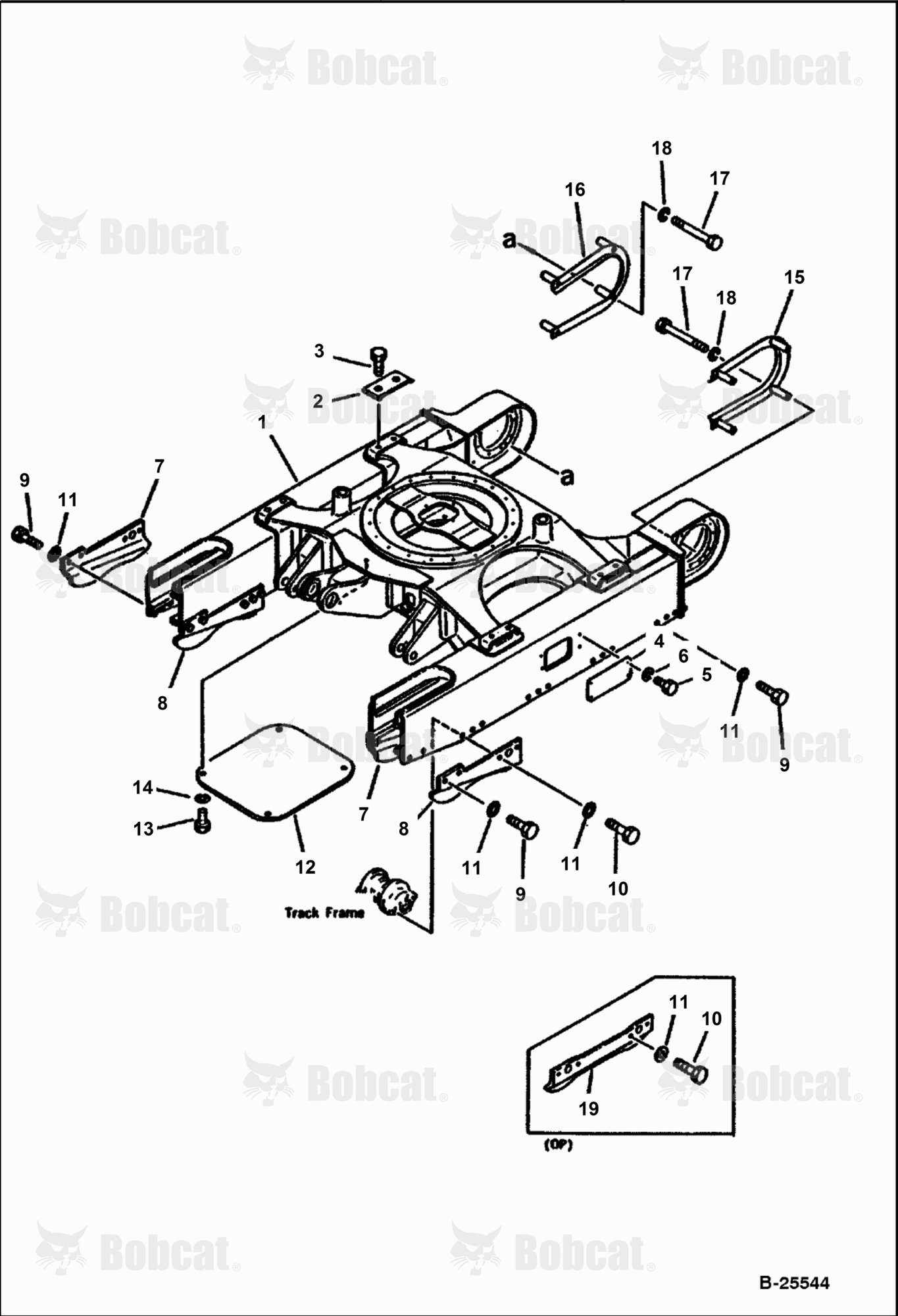 Track Frame (Komatsu S/N 6001-8418)