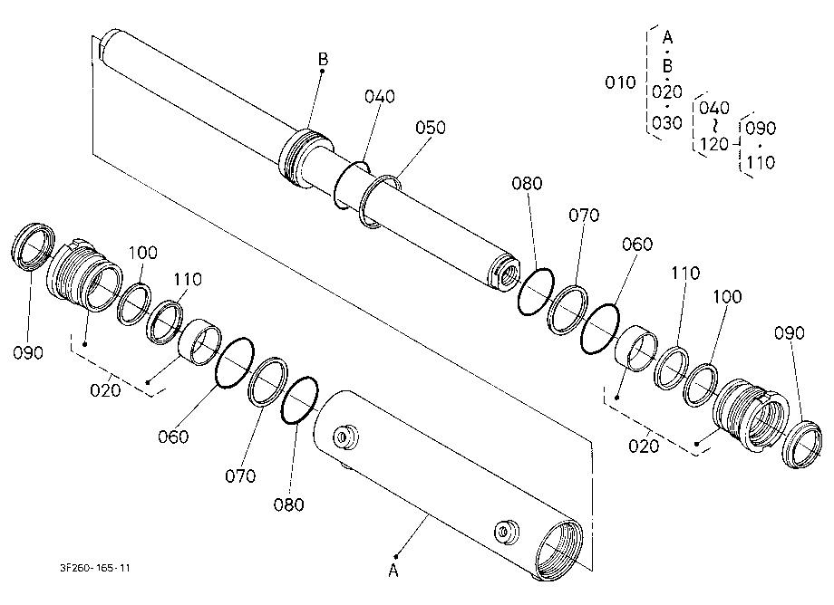 Steering Cylinder [Component Parts]