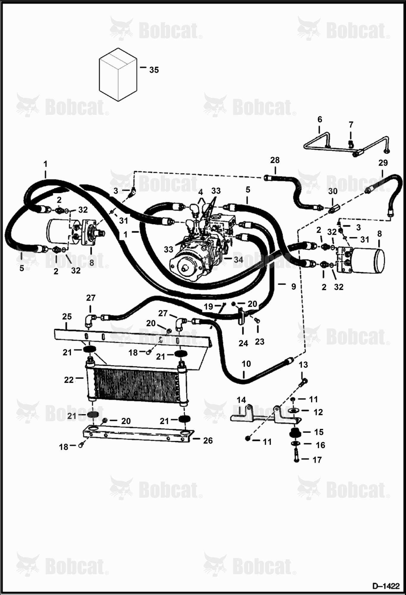 Hydrostatic Motor Circuitry  499411001 - 499413999