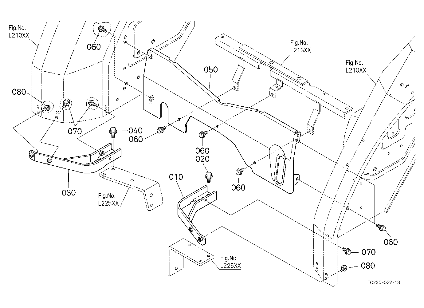 Floor Sheet Cover / Fender Bracket