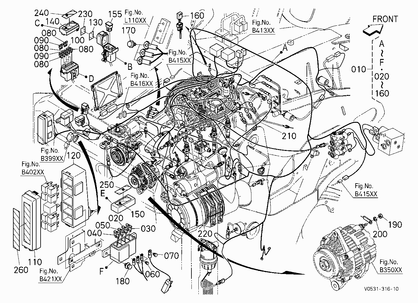 WIRE HARNESS (ENGINE) [HIGH FLOW] [REVERSE FAN] [E