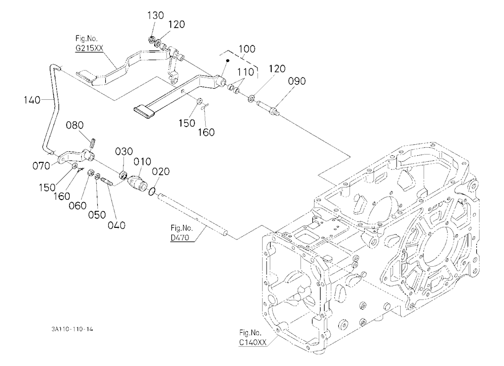 Rear Differential Lock Pedal [Rops Type]