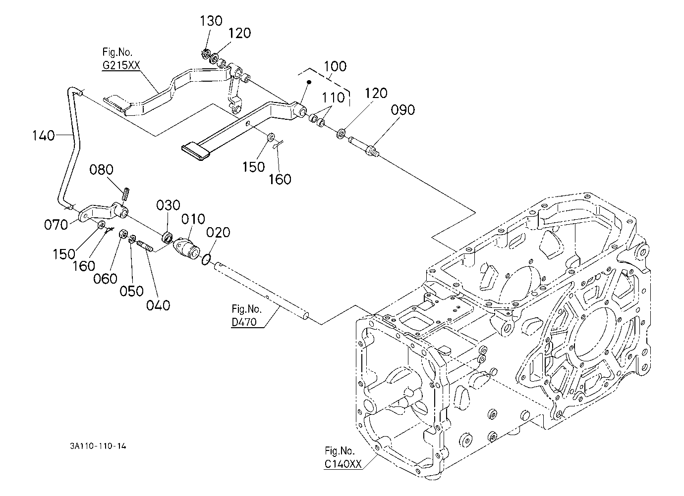 Rear Differential Lock Pedal [Rops Type]