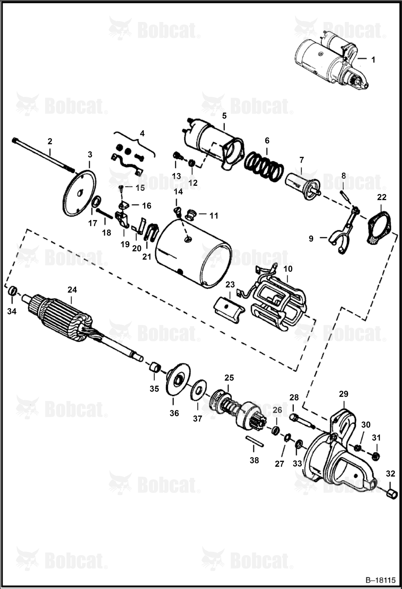 Starter (Delco 1998376)