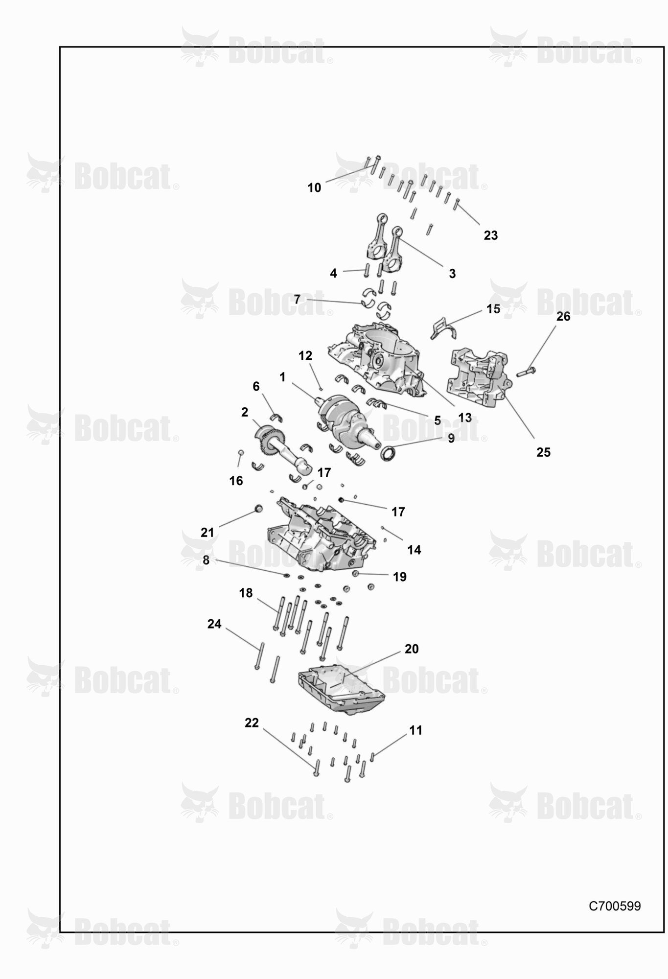ENGINE, Crankcase and Crankshaft