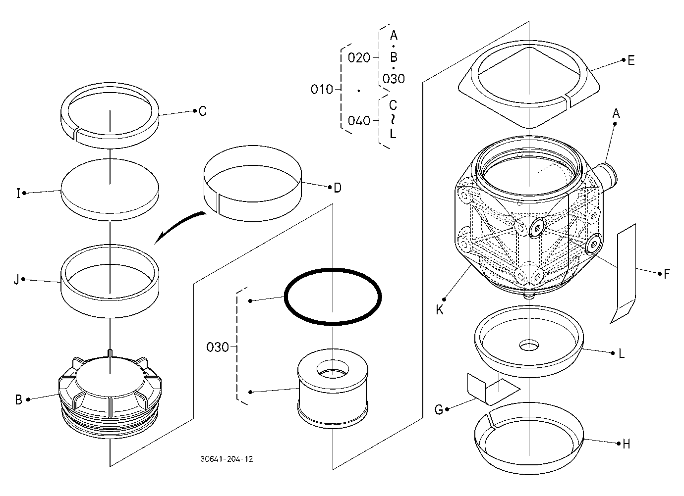 Insulation Kit 3 (Oil Separator) [Component Parts]