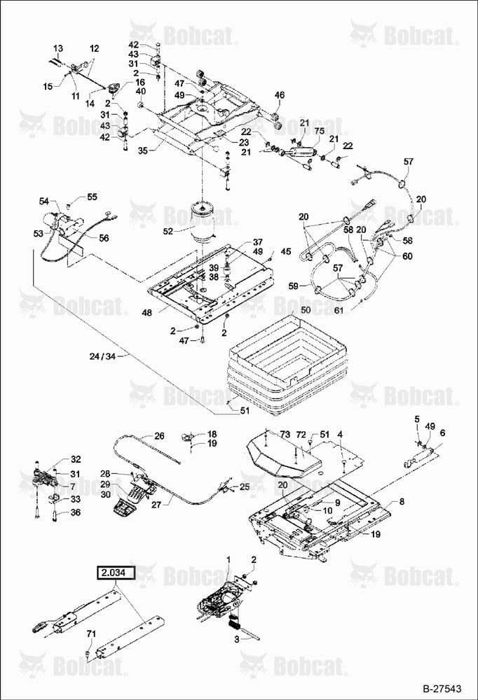 OPERATOR'S Seat (Suspension- MSG95)
