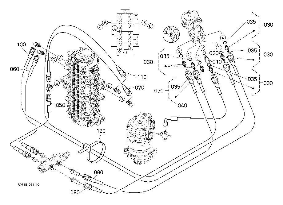 Oil Piping (Control Rh)