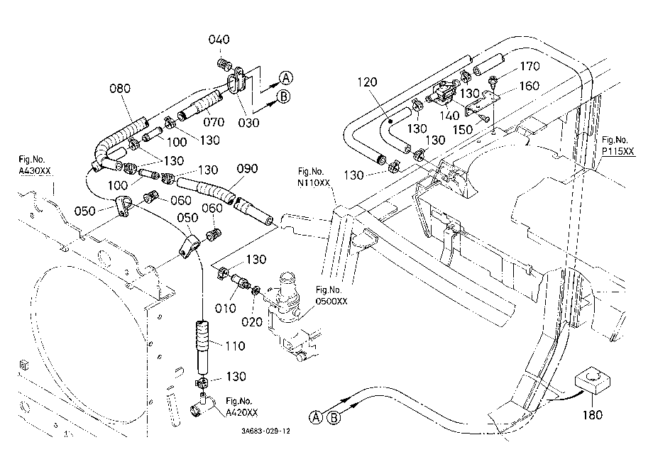 Heater Hose [Cab Type] [Old Type]