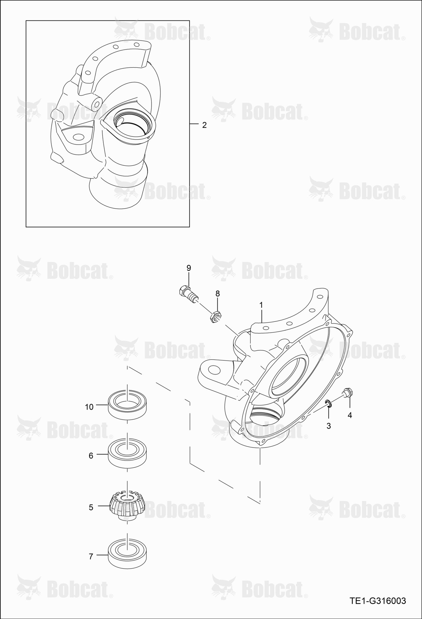 Front Axle Case Group