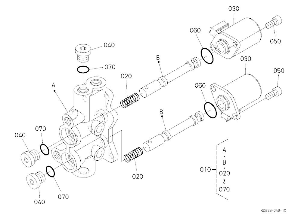 Angle Change Valve [Component Parts] [Angle Blade