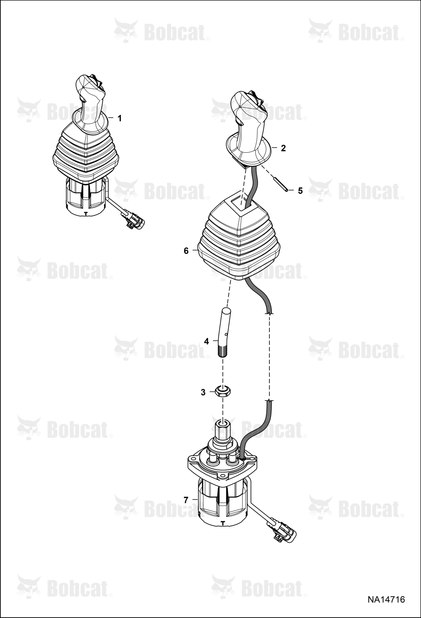 Joystick RH  B3NS13001 & Above
