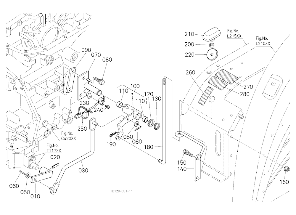 Mid Pto (Lever) (W/G No.L8338) [Option]