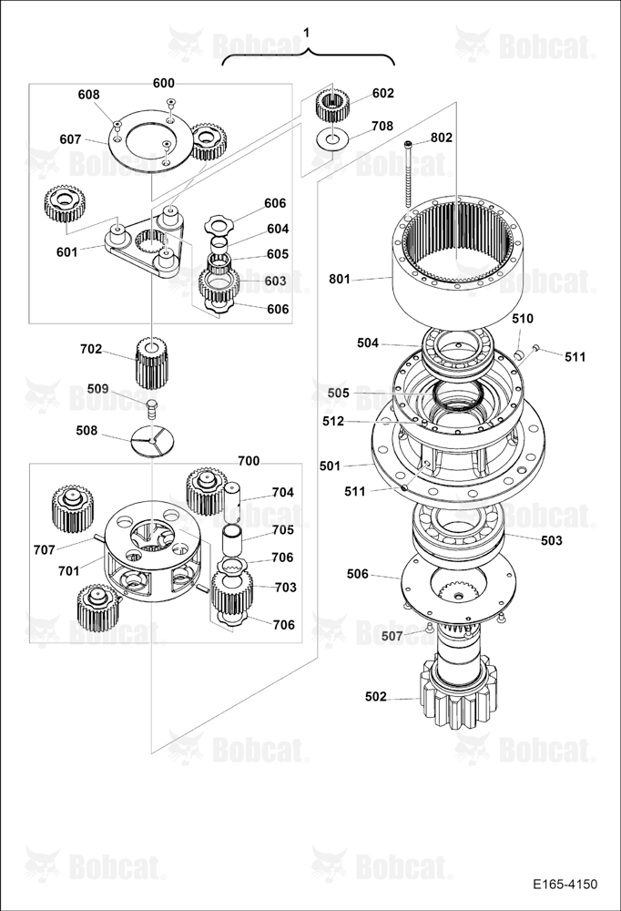 Swing Reduction Gear