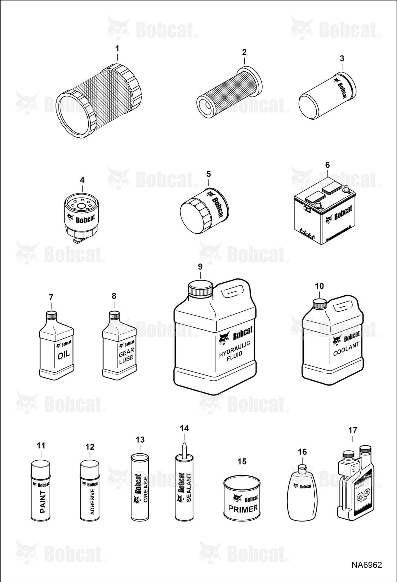 Maintenance Items (Service Parts)