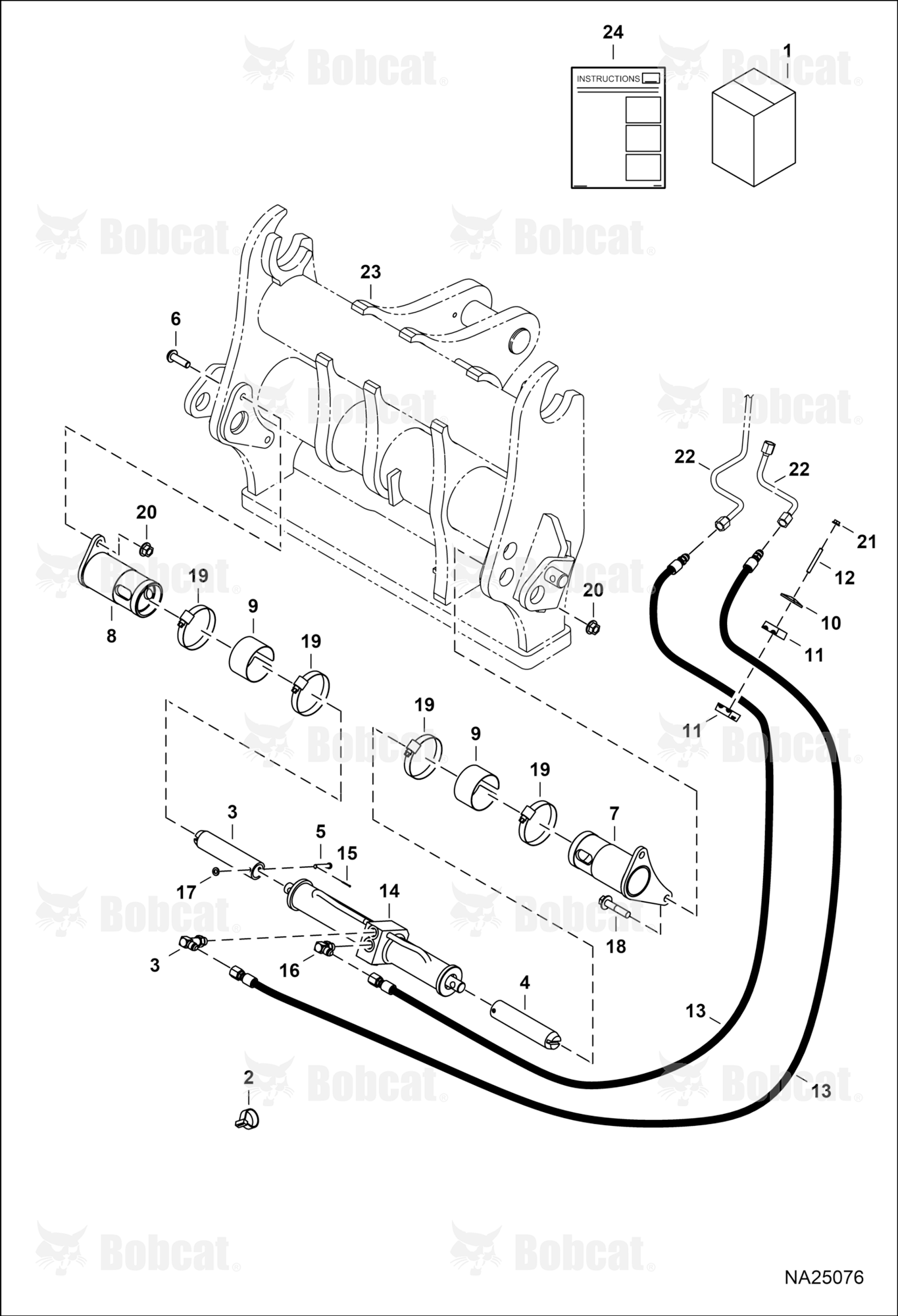 Power Attachment Lock Kit (Manitach)