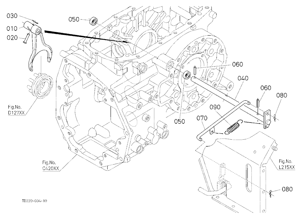 Differential Lock Shift Fork