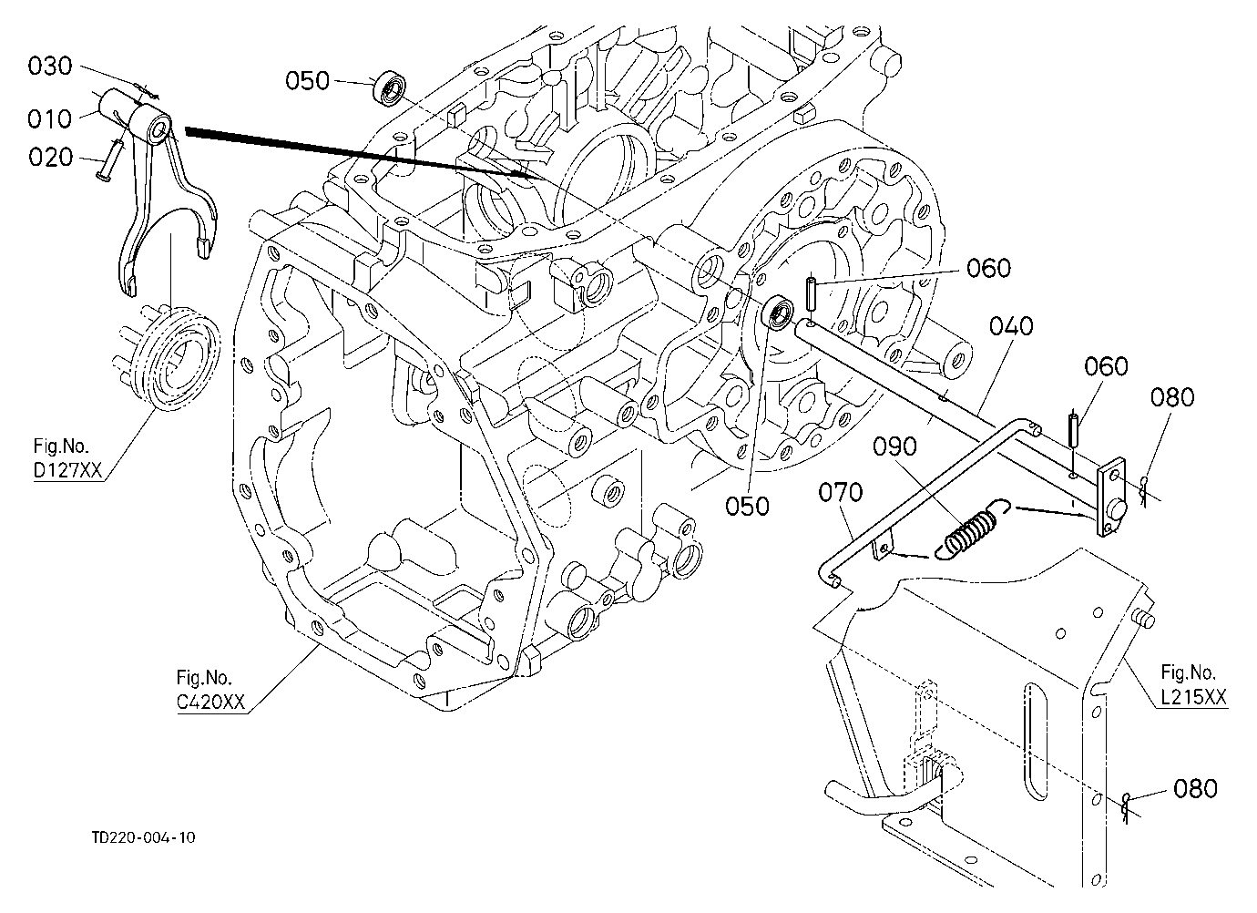 Differential Lock Shift Fork