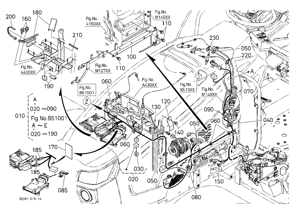 Electrical Wiring (Front Lh) [A]
