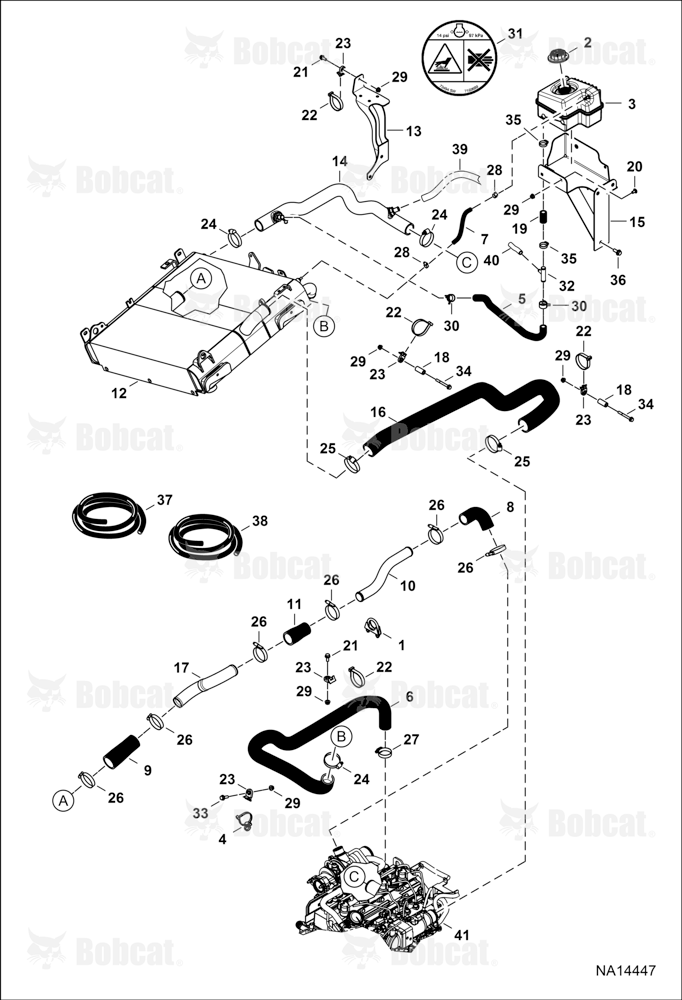 Cooling System B41H11010 & Above