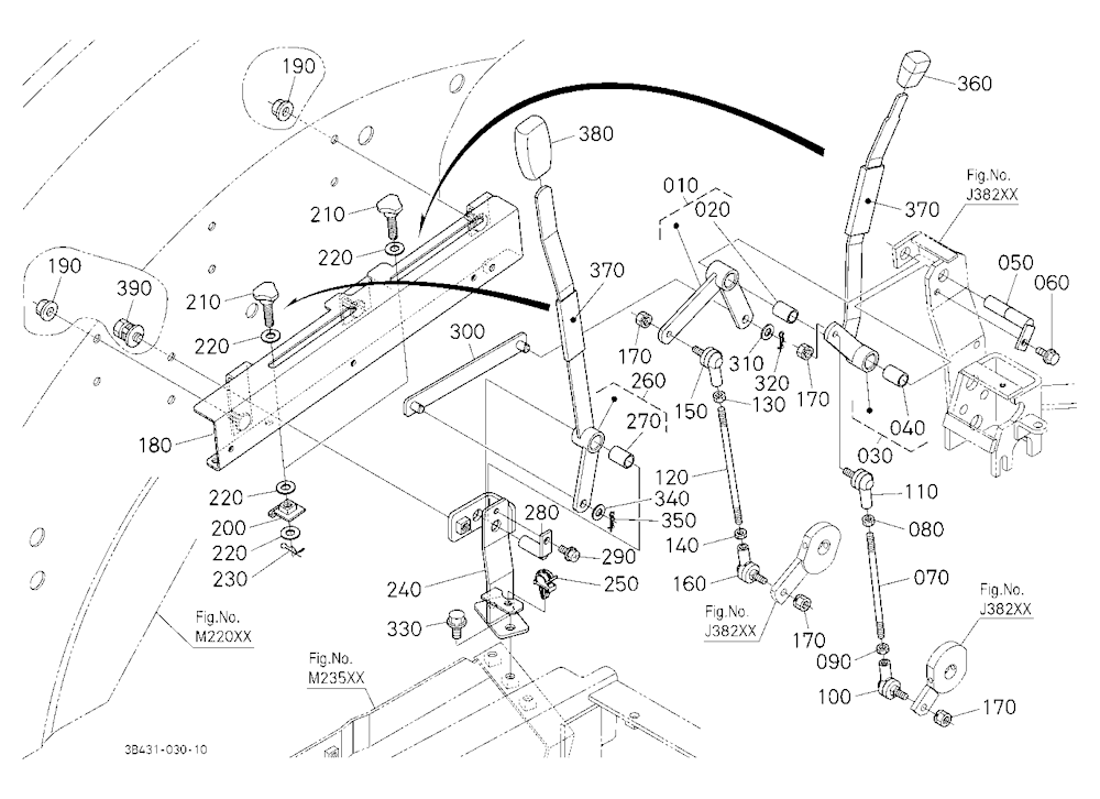 Draft And Position Control Lever