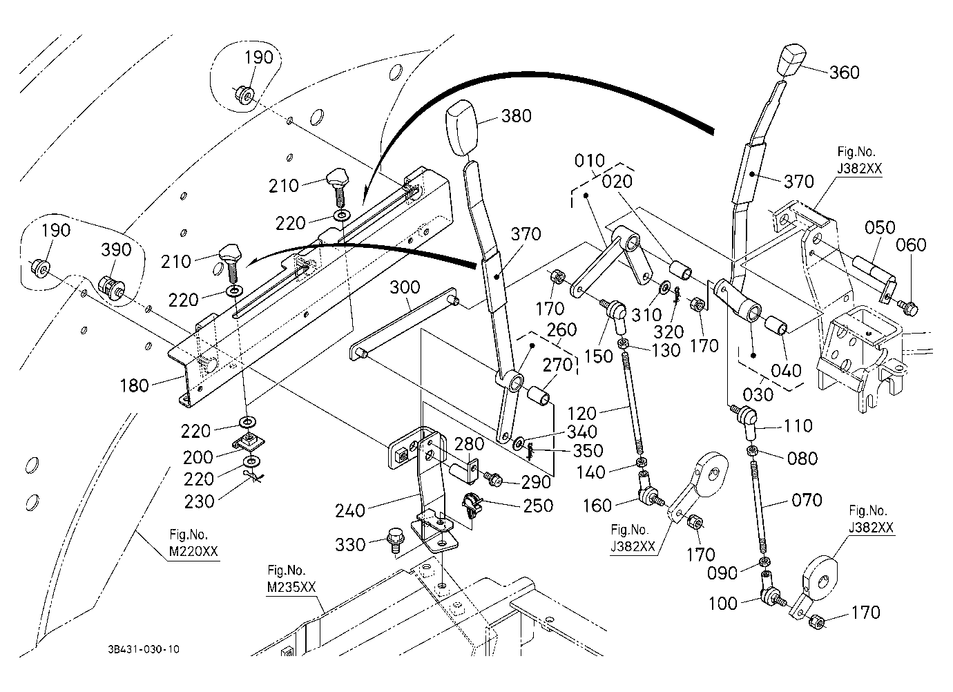 Draft And Position Control Lever