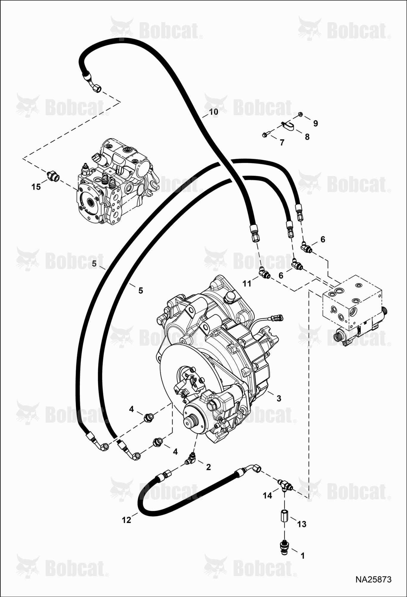 Hydraulic Circuitry (Gearbox)  B69B11001 & Above