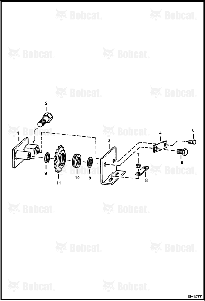 Idler Assembly  4958M11001 - 4958M13999