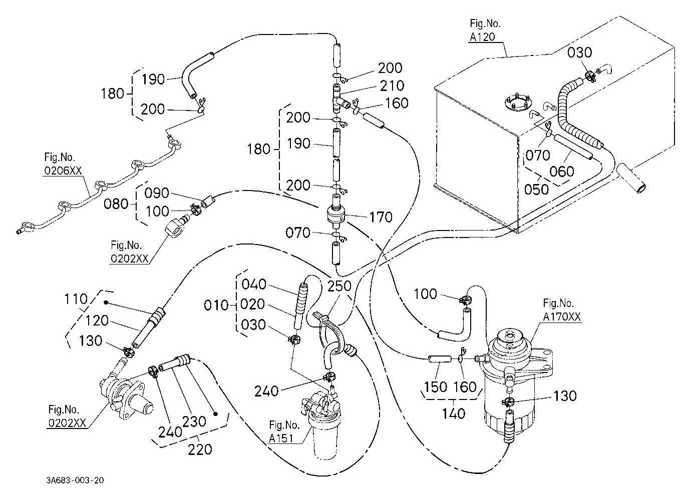 Fuel Pipe 2 (Engine) [Cab Type]