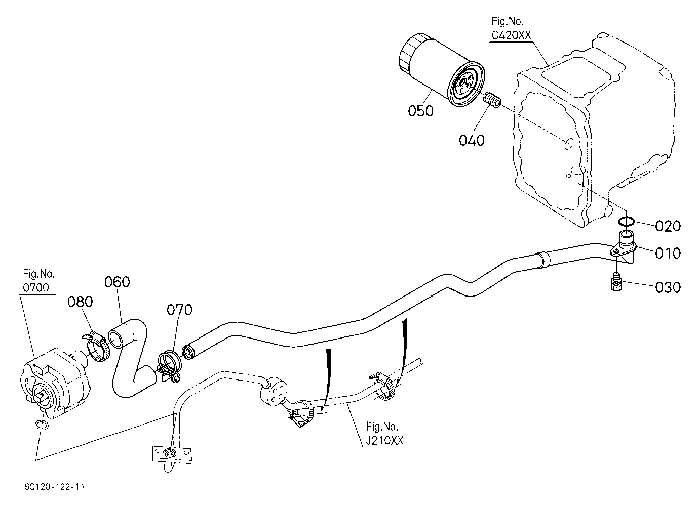 Hydraulic Oil Line(Suction)