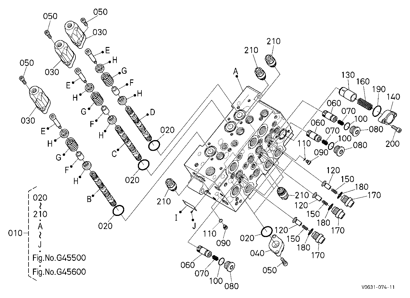 Control Valve (Case) [Except High Flow] [Component