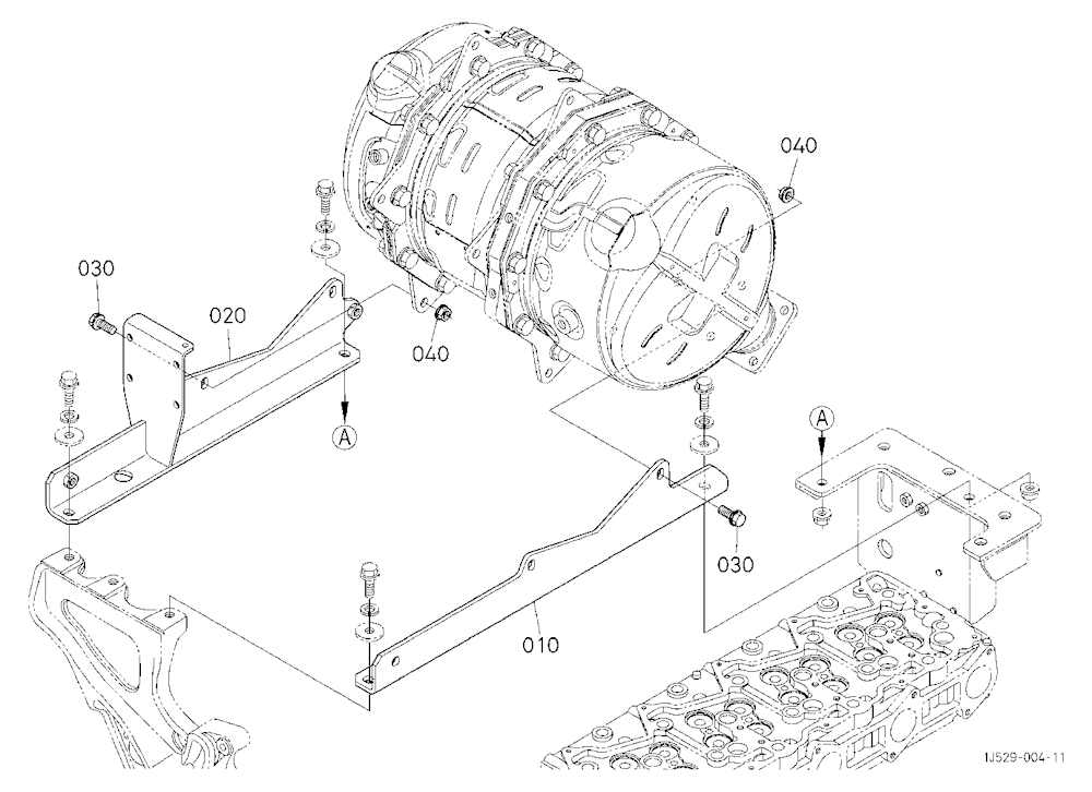 Muffler Bracket (Dpf) 1