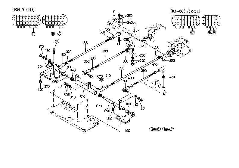Control Lever (H Patern) [Kh-66(H) Kcl] [Kh-91(H)]
