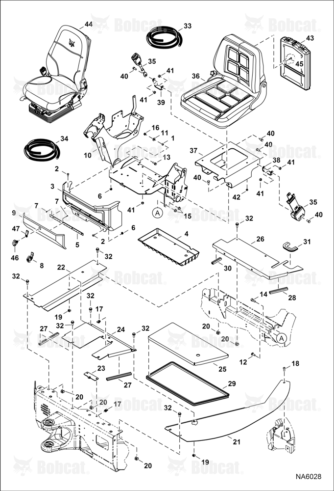 Operator Area & Seat (Floor) ACRA11001 - ACRA12632