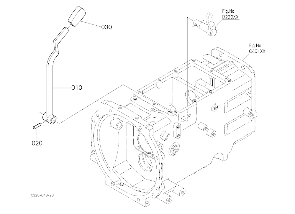 Pto Gear Shift Lever [Except Hst Type]
