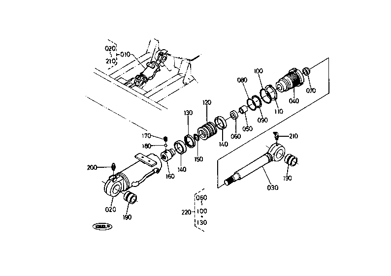 Blade Cylinder and Component Parts