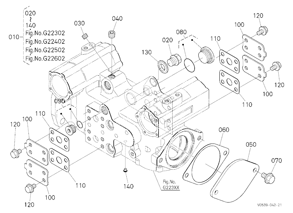 Hst Pump (Cover And Plug) [Component Parts]
