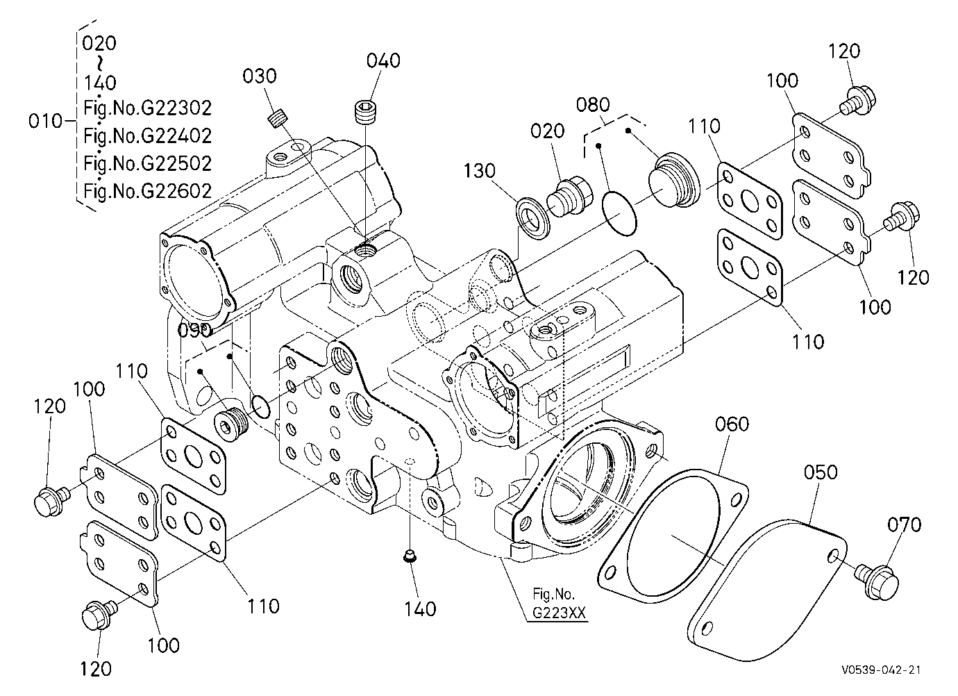 Hst Pump (Cover And Plug) [Component Parts]