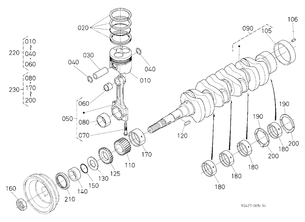 Piston And Crankshaft