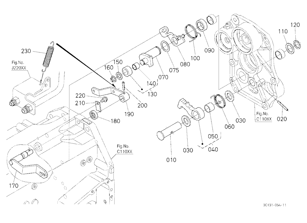 Parking Brake Camshaft