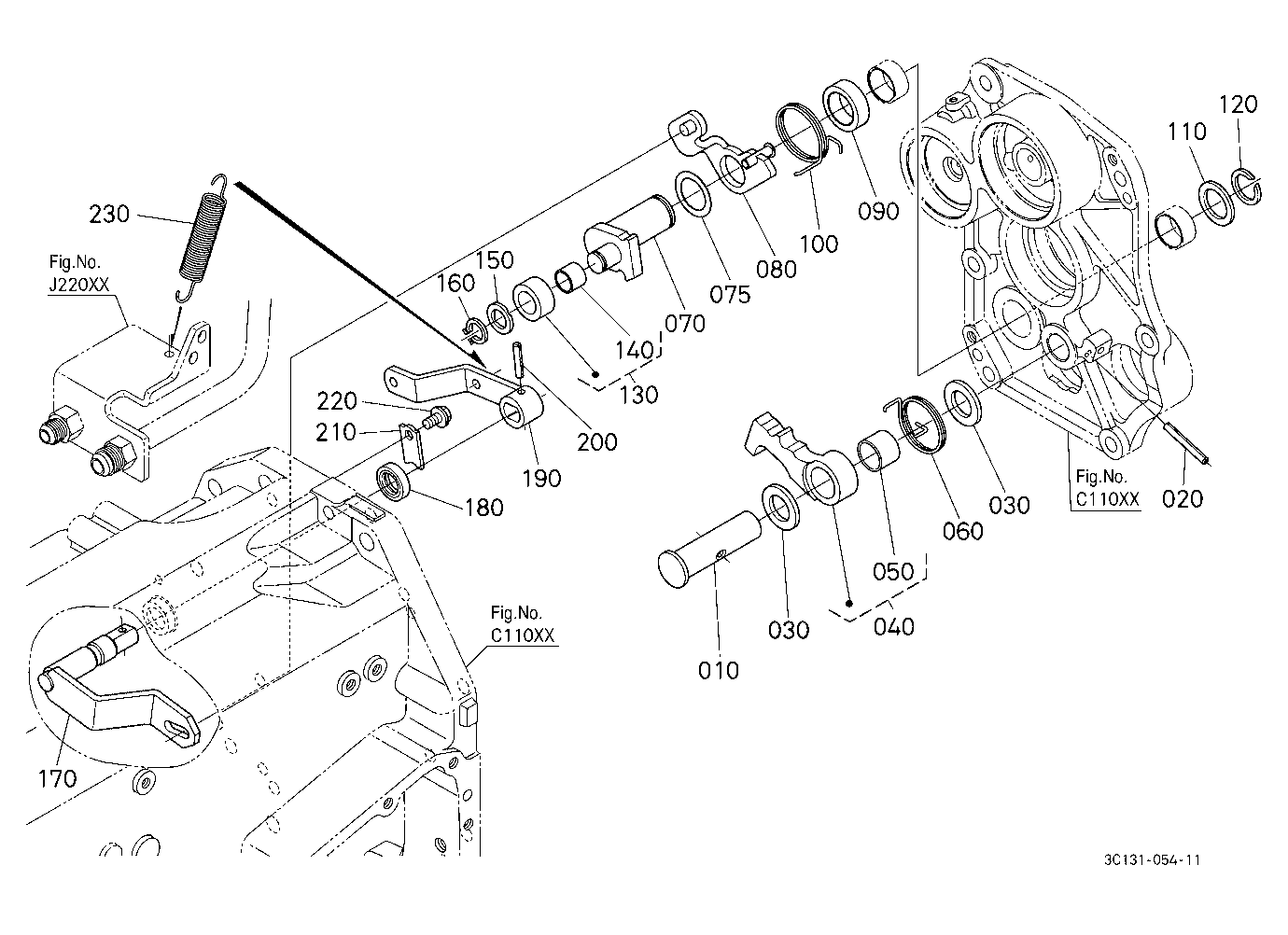 Parking Brake Camshaft
