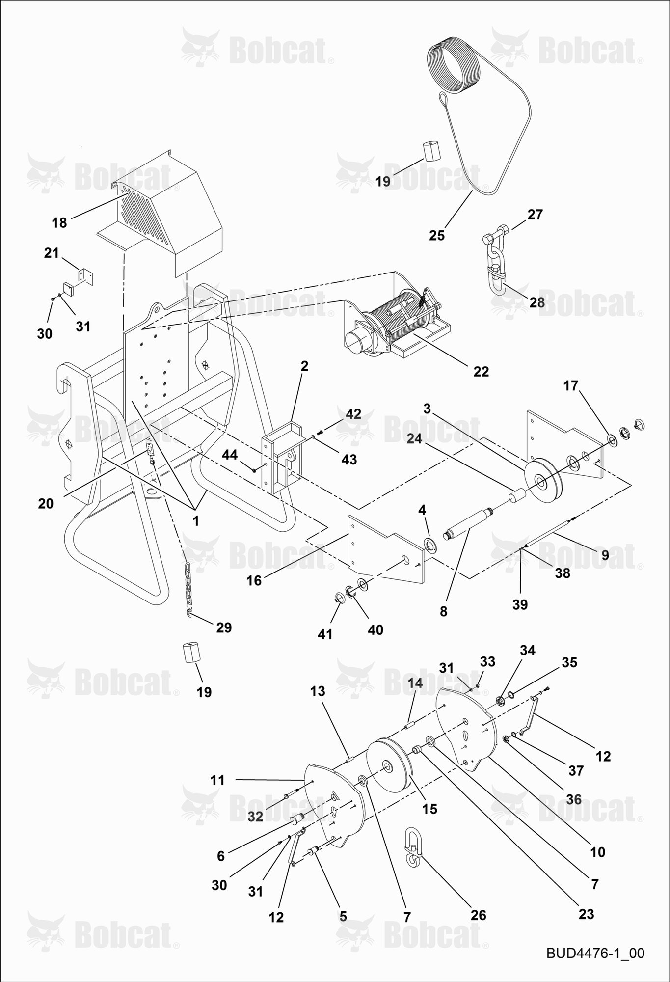 Winch 4.0 T (BUD4476)