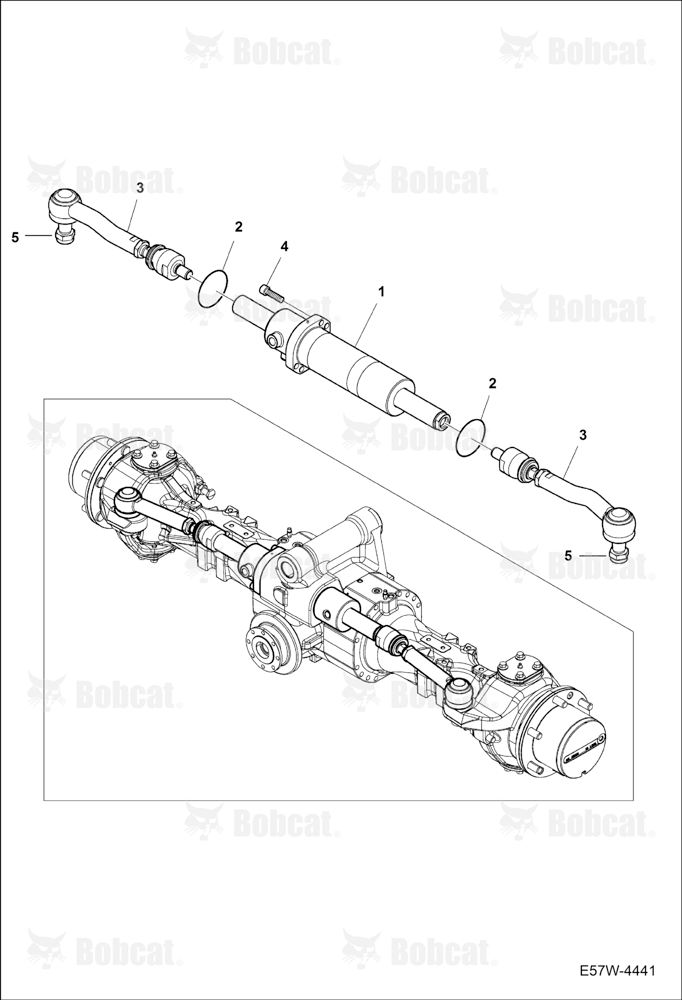 Steering (Front Axle) B3WU11179 & Above