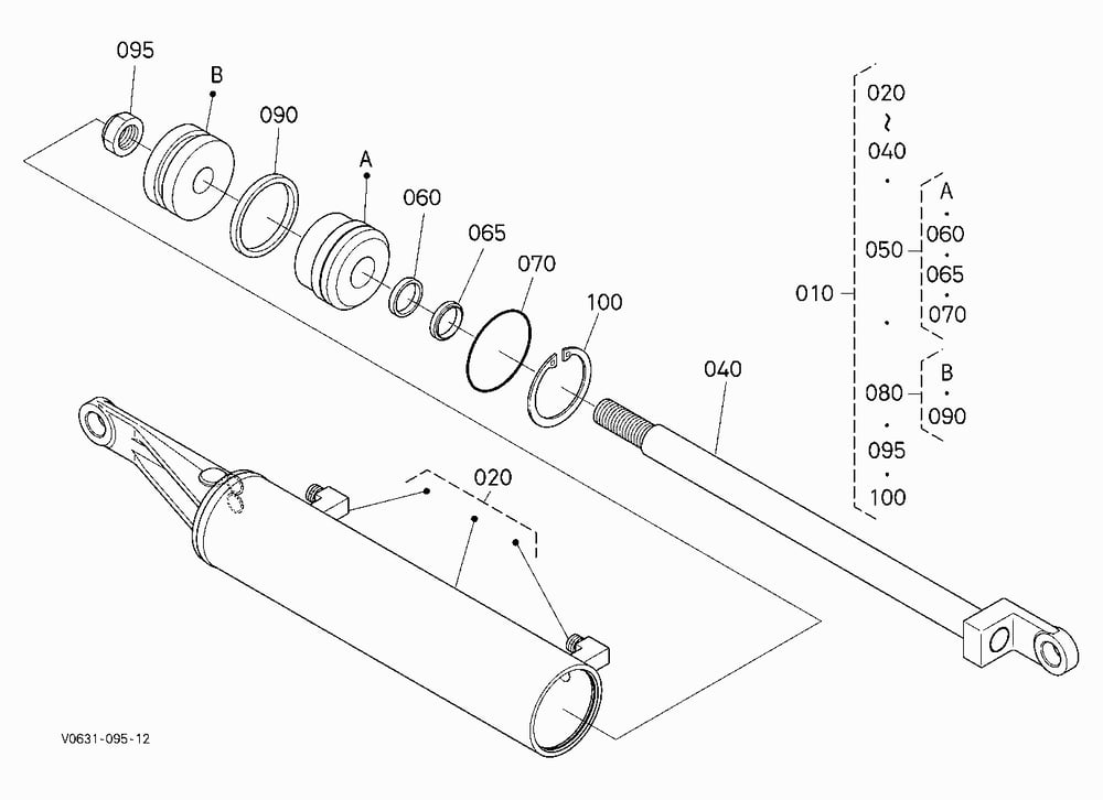 HITCH CYLINDER [HYDRAULIC HITCH] [COMPONENT PARTS]