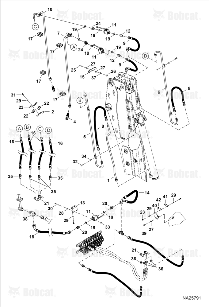 Hydraulic Circuitry (Long Arm)