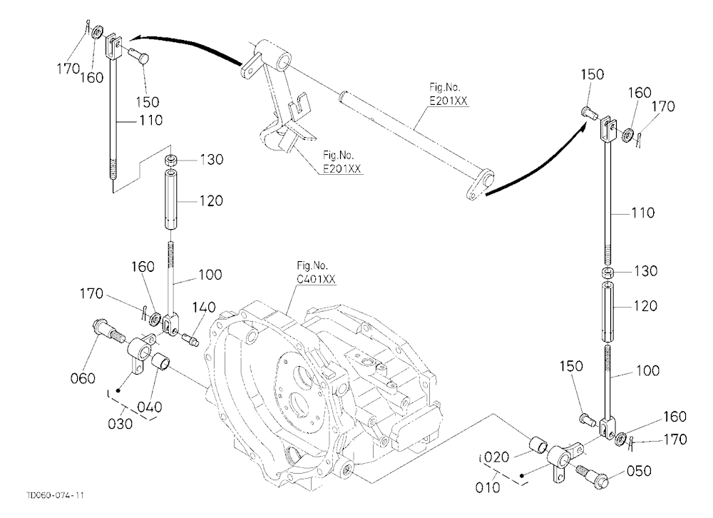Brake Rod (Brake Pedal) [Rops Type]