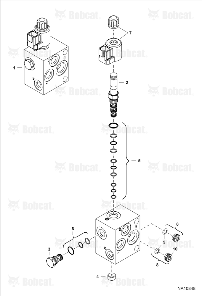 Pin Grabber Quick Coupler (Hydraulic)(Manifold)