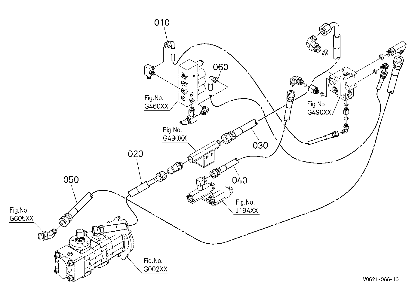 Oil Piping (Hitch) [Manual Hitch[High Flow]]