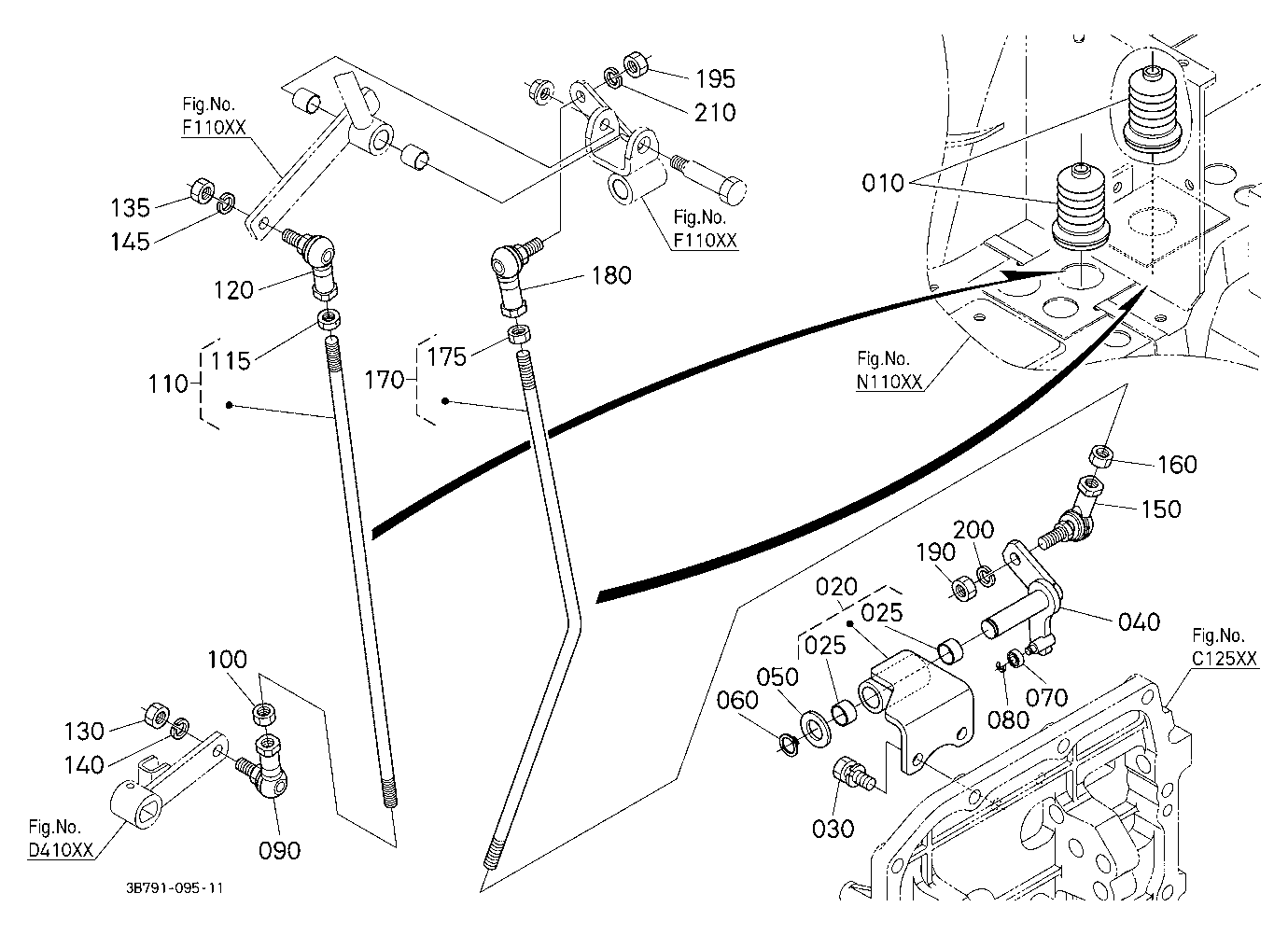 Main Gear Shift Rod